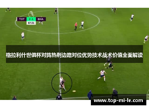 格拉利什世俱杯对阵热刺边路对位优势技术战术价值全面解读